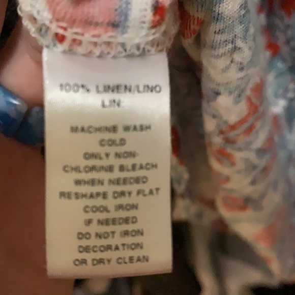 Loft || Blue and Red Dress Shirt || XS - Picture 5 of 5